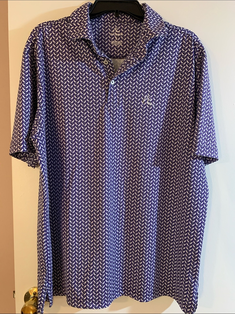 Rhoback Men's  Polo Shirt - Picture 12 of 13